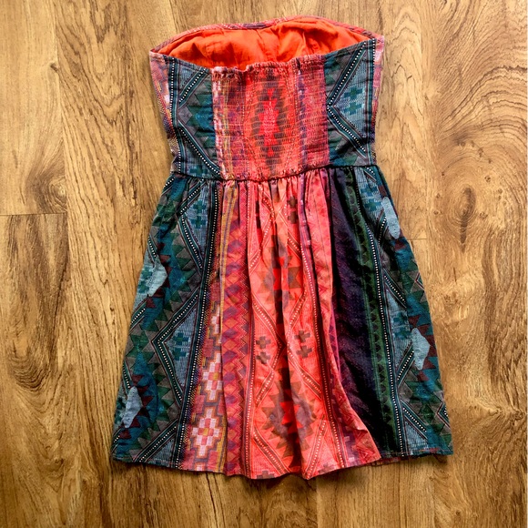 Aztec Strapless Dress - Picture 2 of 2